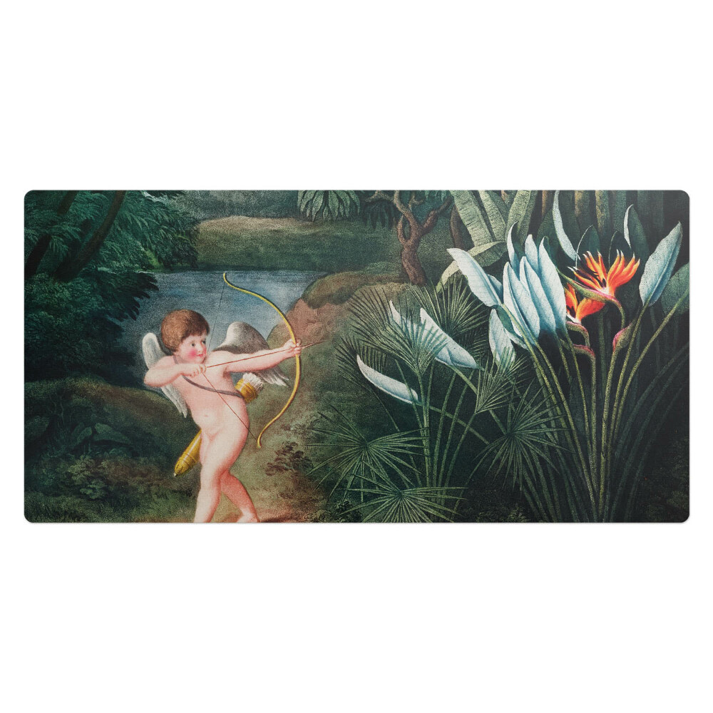 Podložka na stôl Amor medzi kvetmi