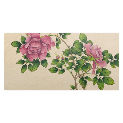 Veľká podložka na stôl Retro kytica ruží