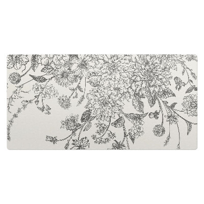 Kancelárska podložka na stôl Vintage kvetinový vzor