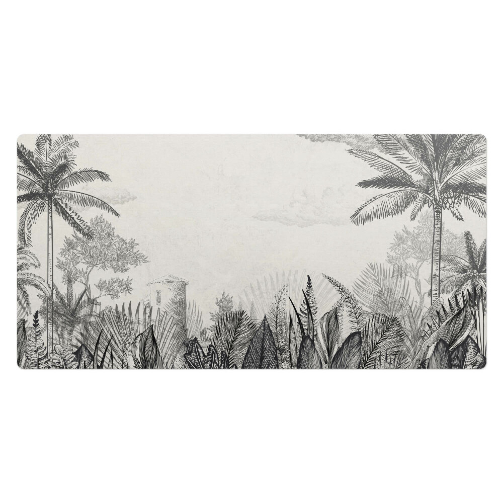 Veľká podložka na stôl Tropická ilustrácia