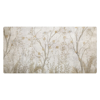 Veľká podložka na stôl Jemné rastlinné vzory