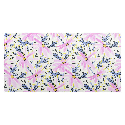 Kancelárska podložka na stôl Kvetinový pastelový vzor