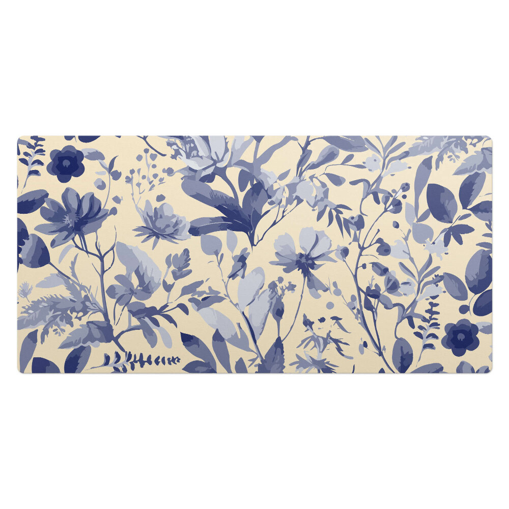 Veľká podložka na stôl Retro kvetinový vzor