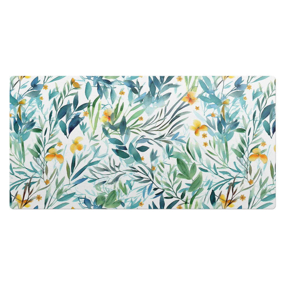 Veľká podložka na stôl Akvarel rastlín