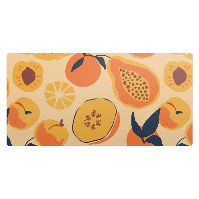 Kancelárska podložka na stôl Ovocný retro vzor