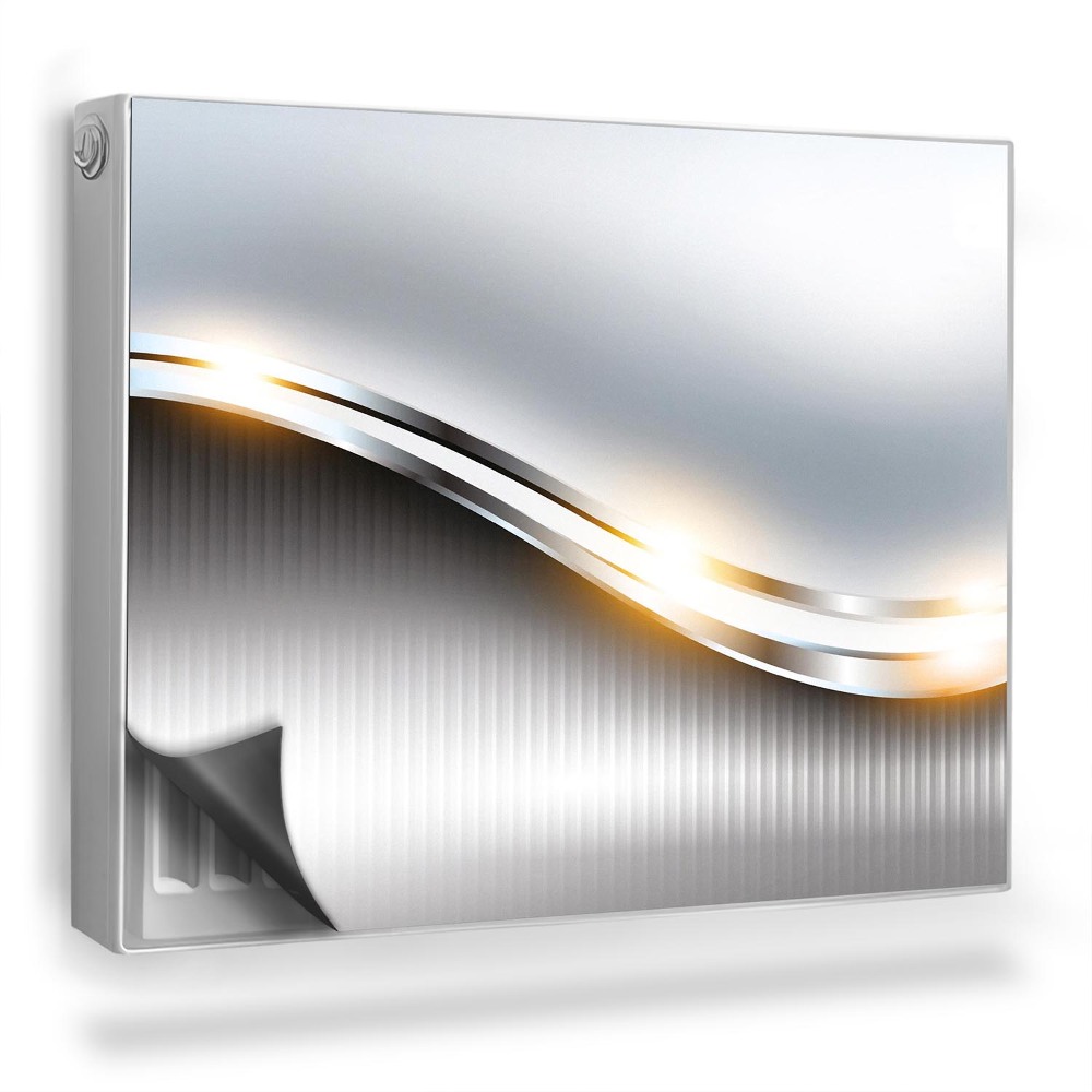 Dekoračný magnet na radiátor Abstraktné lesklé geometrické zloženie