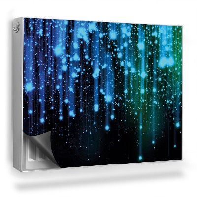 Dekoračný magnet na radiátor Abstraktný dážď magických svetiel