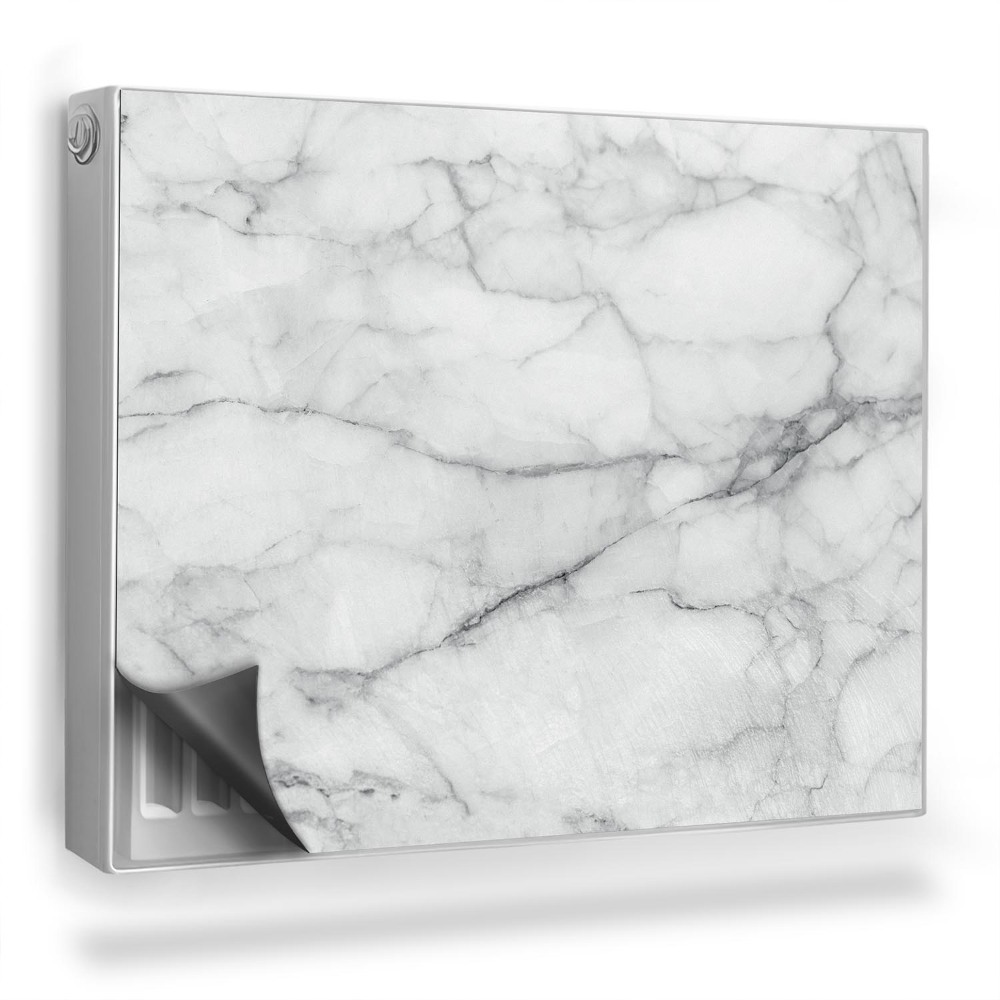 Magnetický kryt na radiátor Textúra prasknutej mramorovej kamennej dosky