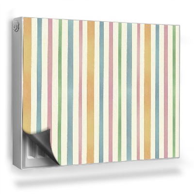 Dekoračný magnet na radiátor Svetlé lamely v pastelových farbách