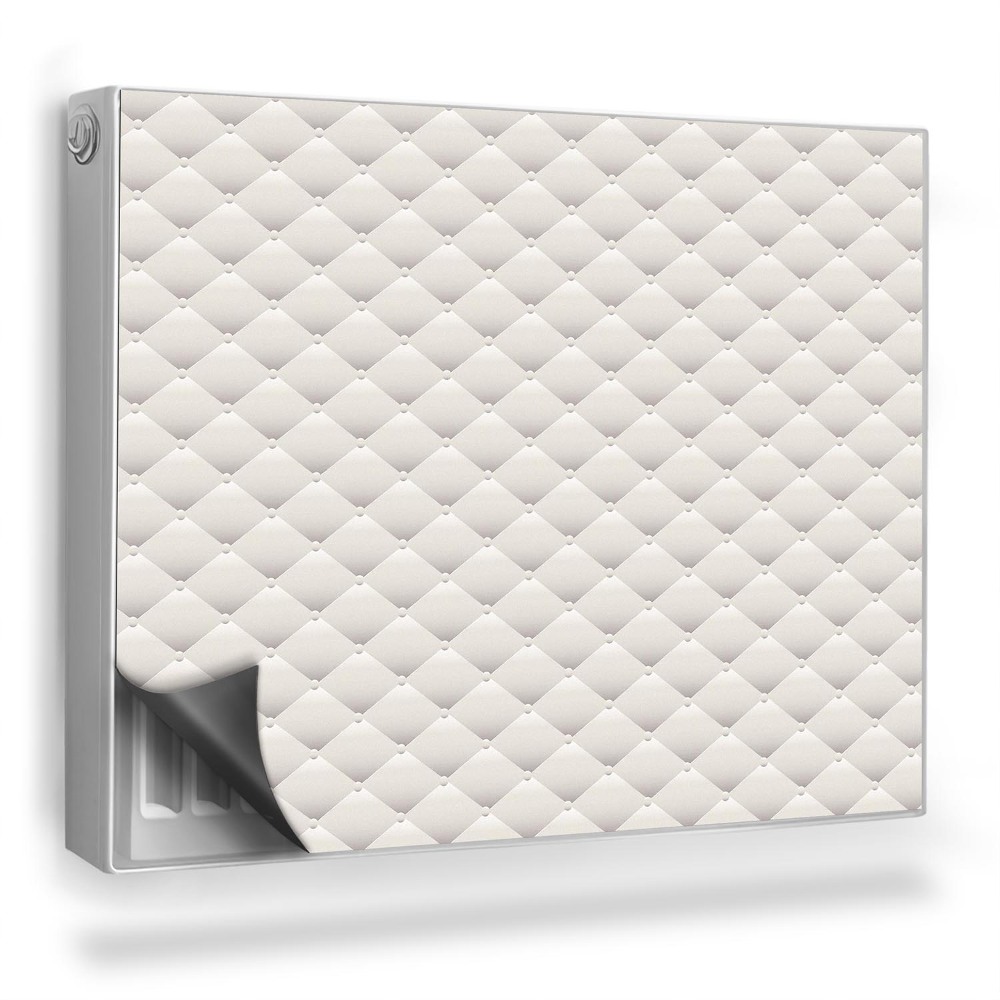 Dekoračný magnetický kryt na radiátor Jemná prešívaná látka, ľahký pôvab