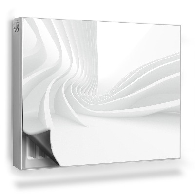 Magnetický kryt na radiátor Abstraktná kompozícia, geometrické vlny