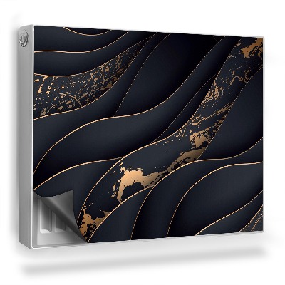 Magnetický kryt na radiátor Moderné lineárne abstraktné tvary