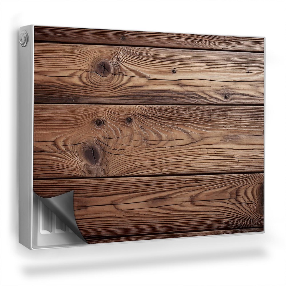 Dekoračný magnet na radiátor Drevené dosky s uzlami, prírodná textúra