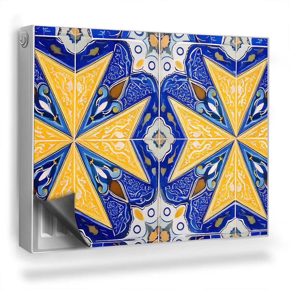 Dekoračný magnet na radiátor Marocké a portugalské vzorované dlaždice