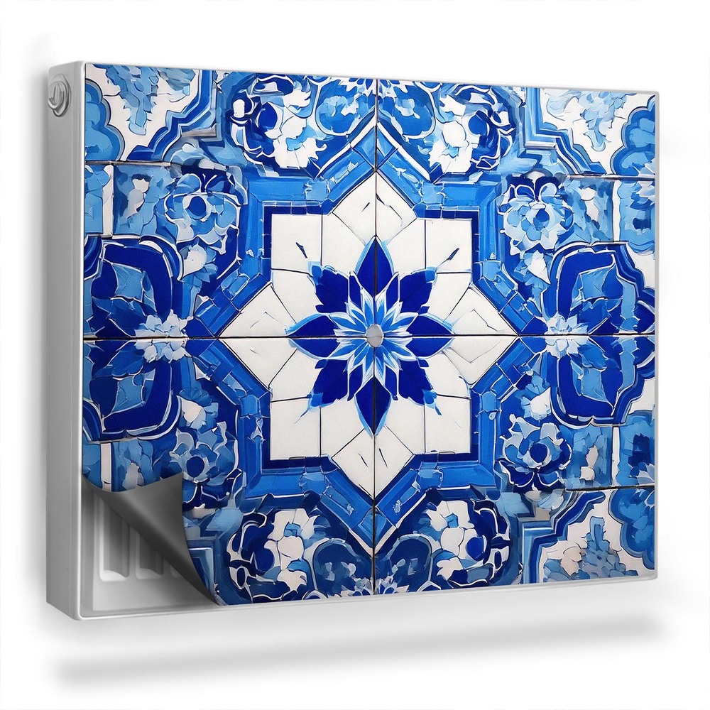 Magnetický kryt na radiátor Priblížte si marocké vzorované dlaždice