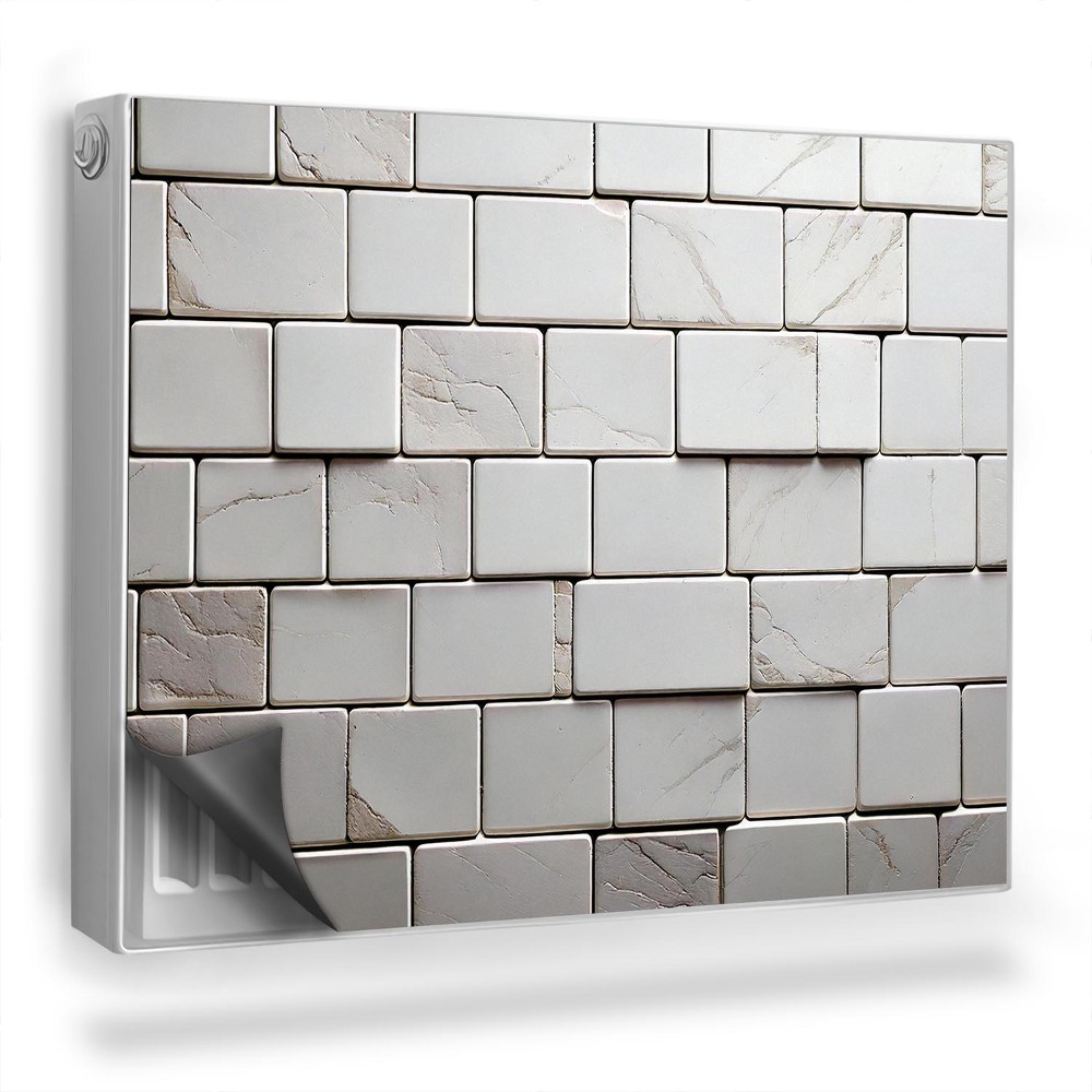 Dekoračný magnet na radiátor Tehlová stena kamenná stena textúra