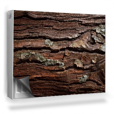 Dekoračný magnetický kryt na radiátor Textúra kôry stromu, staré drevo