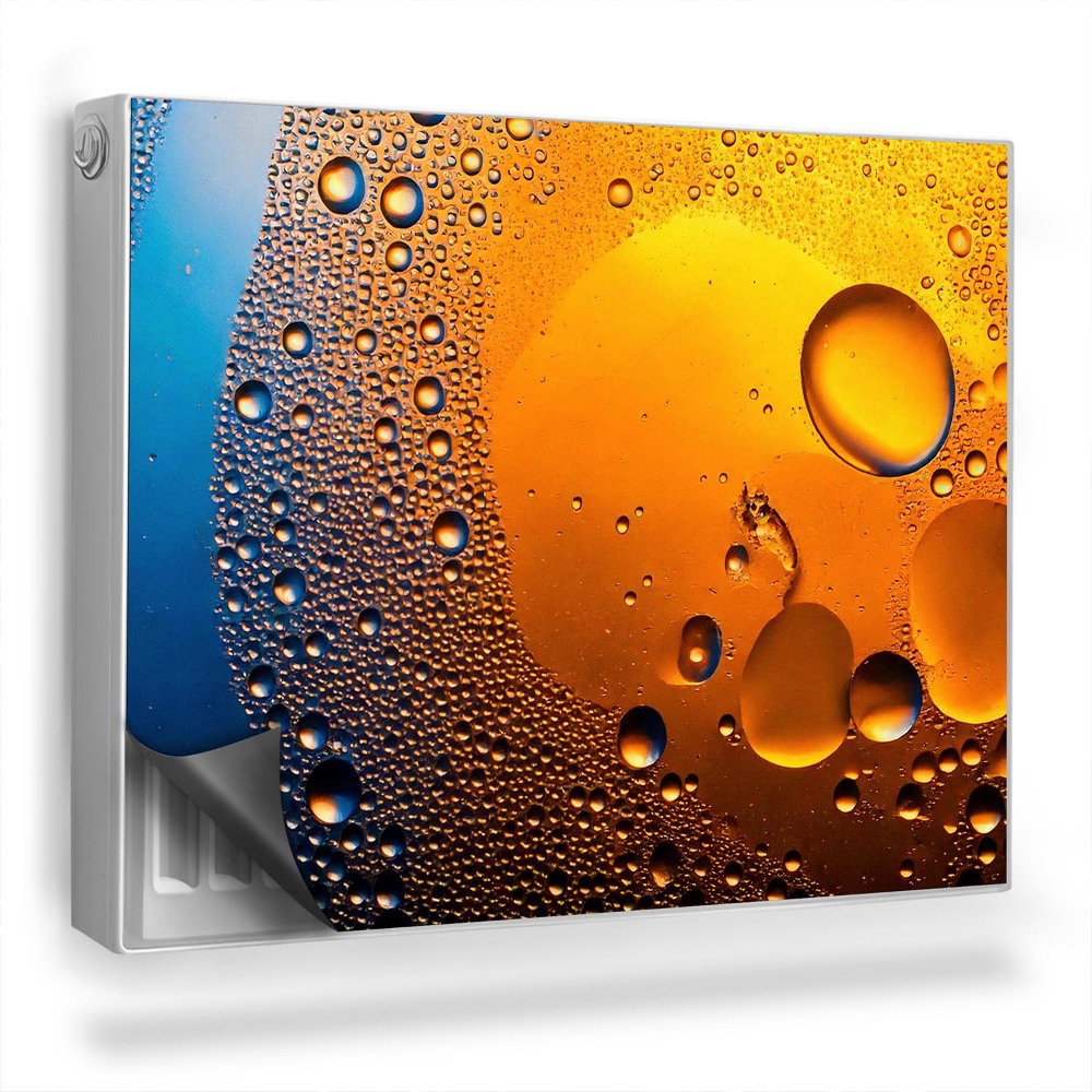 Dekoračný magnet na radiátor Kvapky oleja na hladine vody