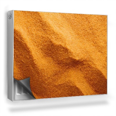 Dekoračný magnet na radiátor Kontrast teplých farieb zvlneného piesku