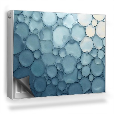 Dekoračný magnet na radiátor Mnoho nepravidelných kruhov kolies