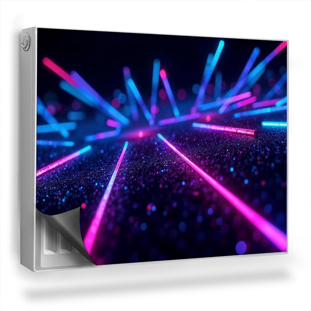 Magnetický kryt na radiátor Umelecké svetlá farebné neóny