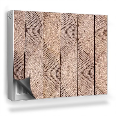 Magnetický kryt na radiátor Dosky vyrezávané do listového vzoru