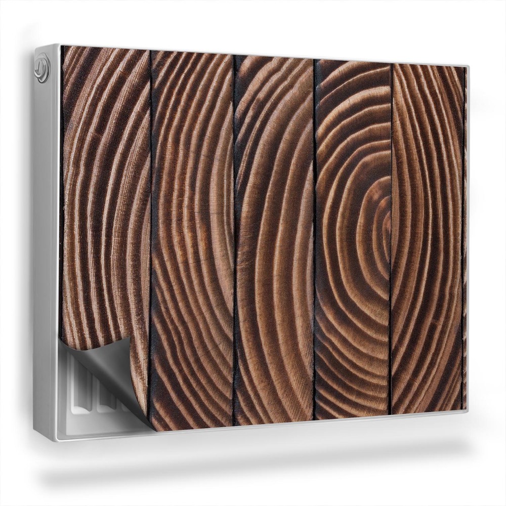 Dekoračný magnet na radiátor Dekoratívne dosky s drevenou štruktúrou