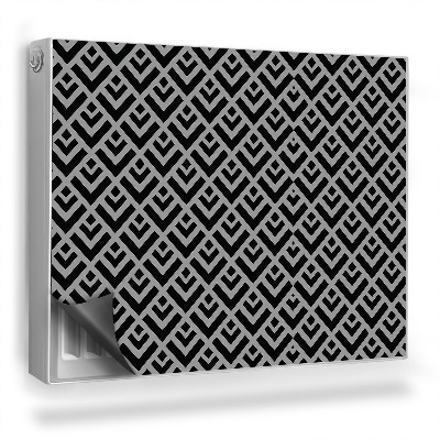 Dekoračný magnet na radiátor Geometrický štvorcový vzor