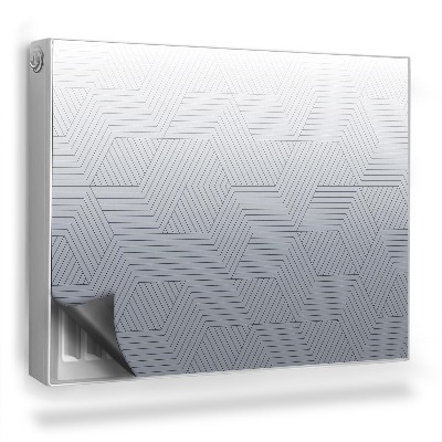 Dekoračný magnet na radiátor Abstraktný lineárny vzor, tónový prechod