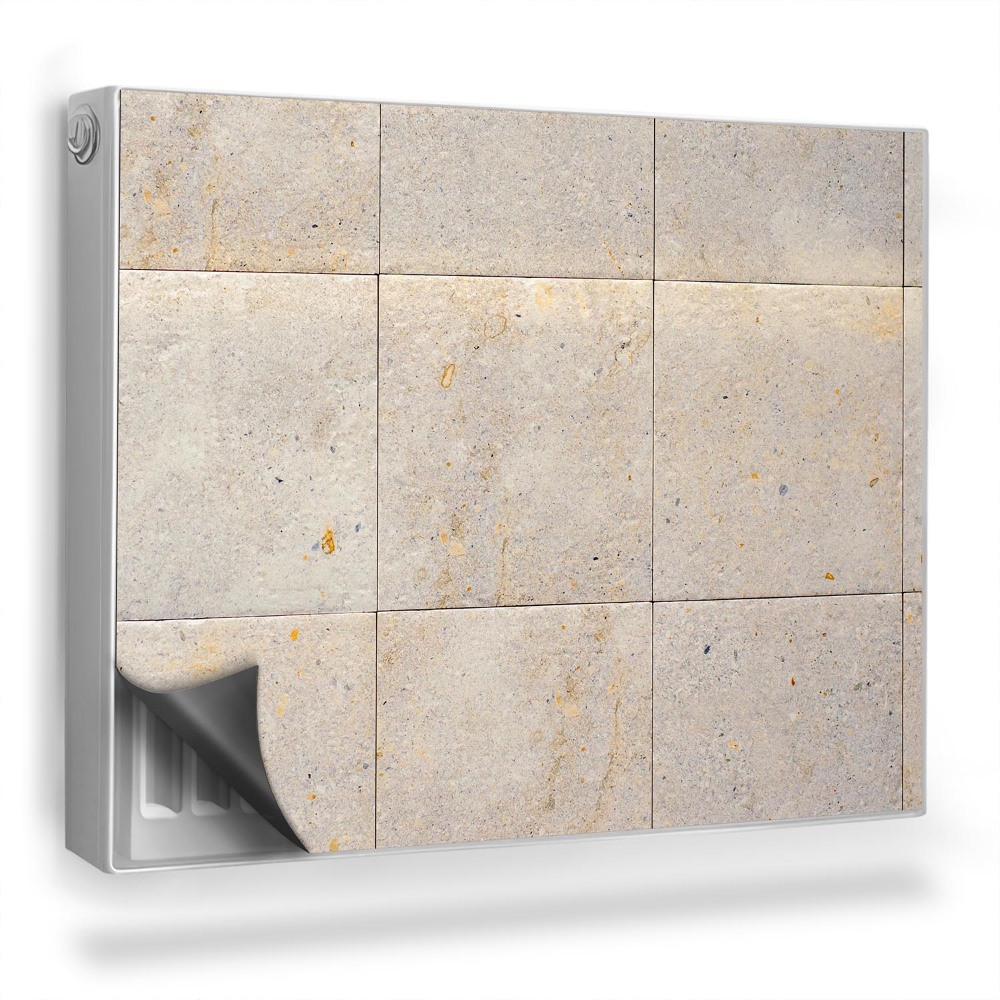 Dekoračný magnet na radiátor Kamenné dlaždice z ľahkého pieskovca