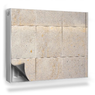 Dekoračný magnet na radiátor Kamenné dlaždice z ľahkého pieskovca