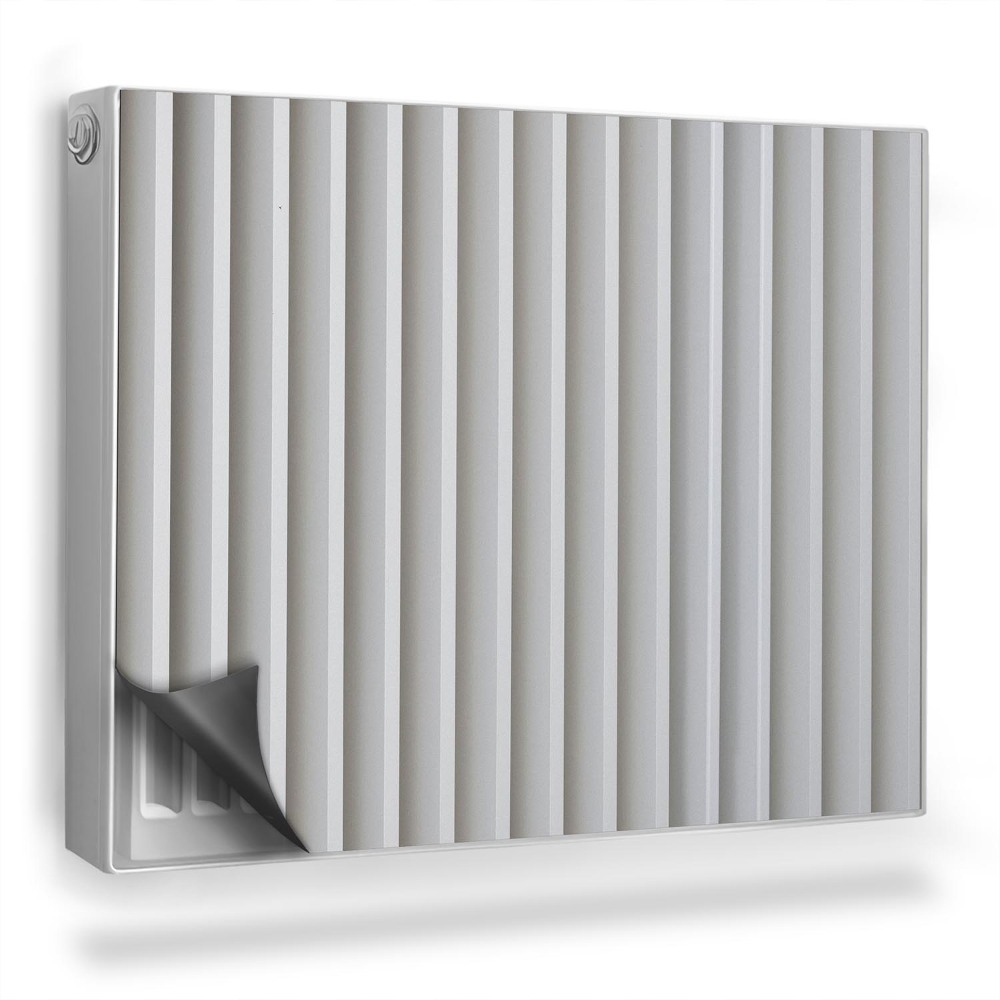 Dekoračný magnetický kryt na radiátor Dekoratívne pásy s lamelovou štruktúrou