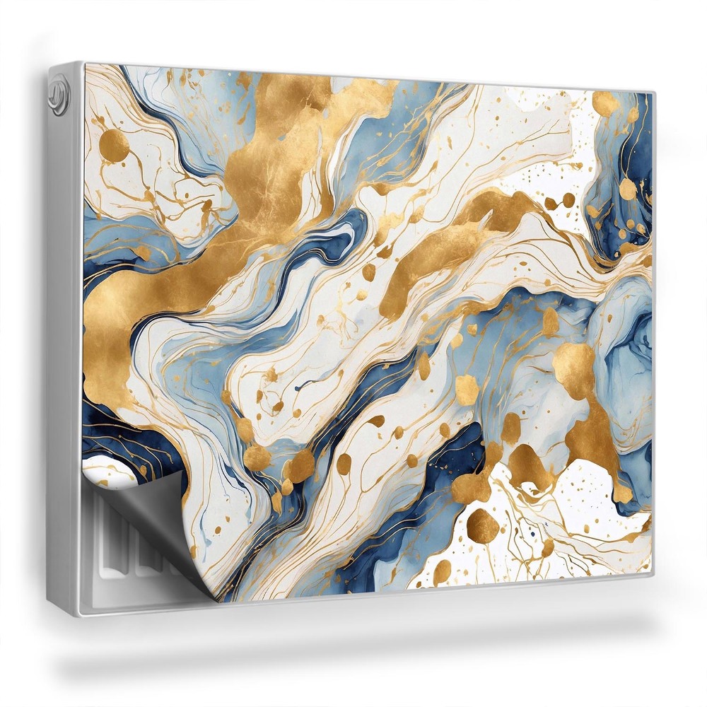 Dekoračný magnet na radiátor Abstraktné kontrastné škvrny na maľbe