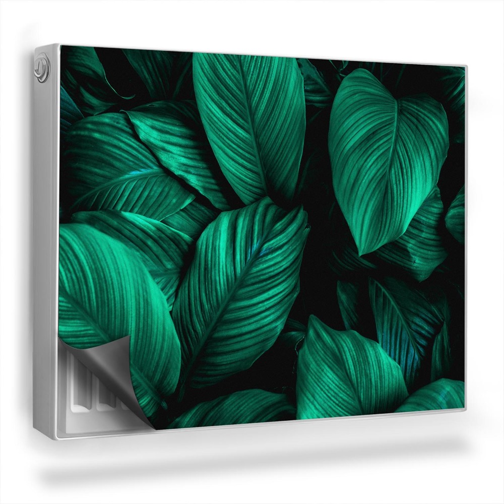 Dekoračný magnetický kryt na radiátor Hustá džungľa zanecháva temnú atmosféru