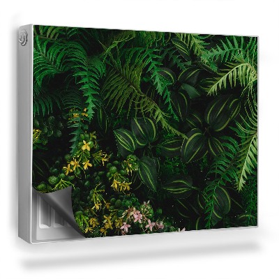 Magnetický kryt na radiátor Rastliny džungle paprade tmavé podnebie