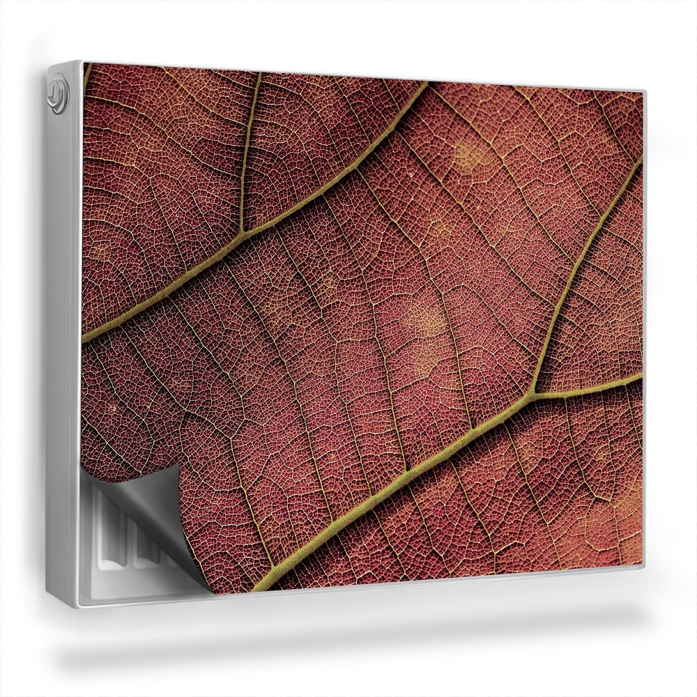 Magnetický kryt na radiátor Rastlinné žily, prirodzená textúra listov