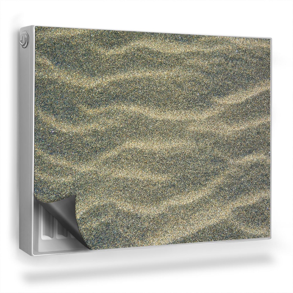 Magnetický kryt na radiátor Mokrý piesok, studené, tlmené farby