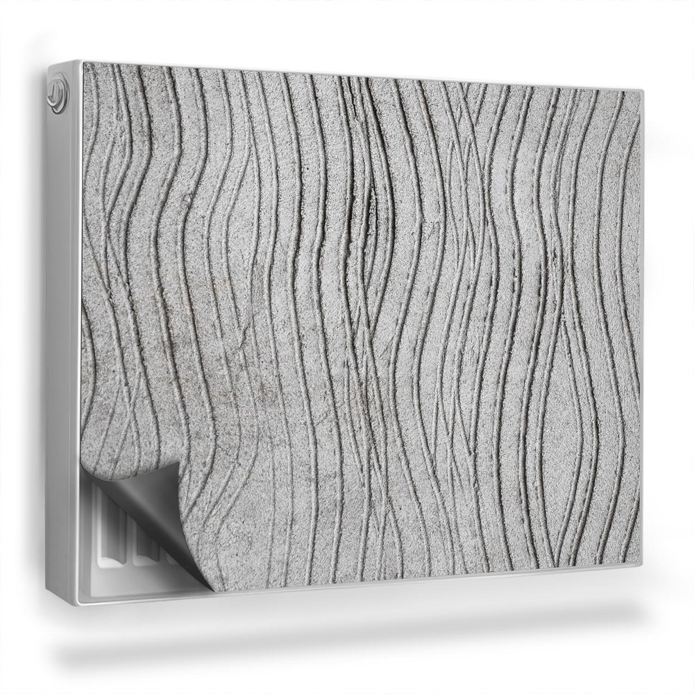 Dekoračný magnetický kryt na radiátor Nepravidelné čiary surovej textúry