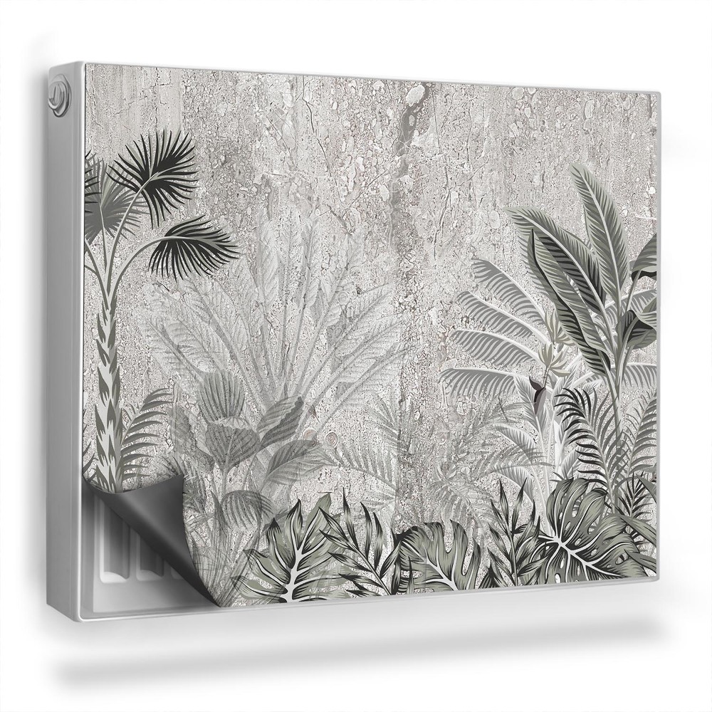 Dekoračný magnetický kryt na radiátor Rastliny tropického lesa v boho vintage štýle