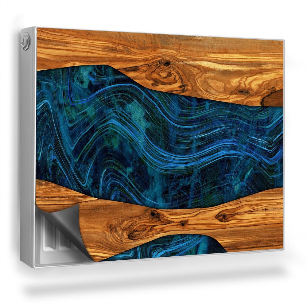 Dekoračný magnet na radiátor Živica, prírodná, tmavé drevo, príroda