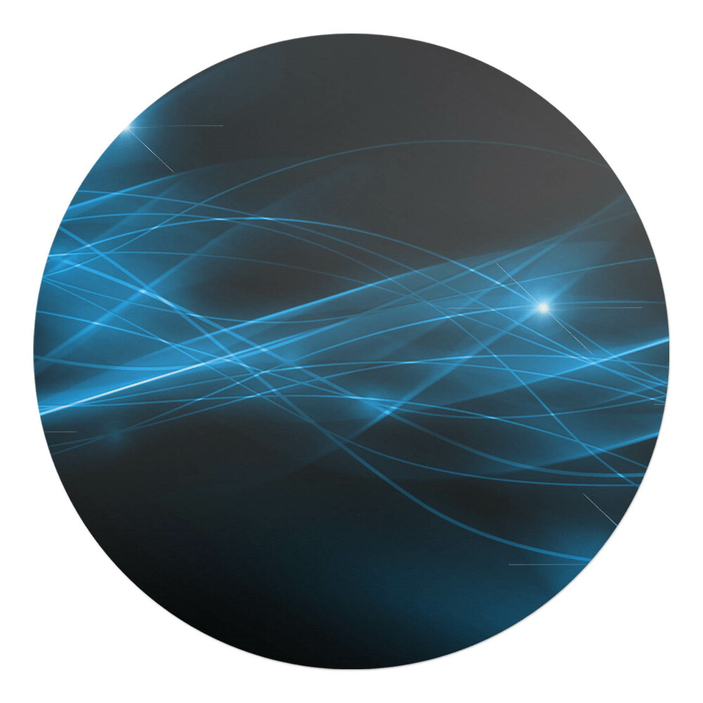 Podložka pod stoličku na kolieskach okrúhla Svetelné čiary