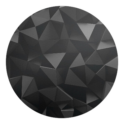 Podložka pod stoličku okrúhla 3D geometrické tvary