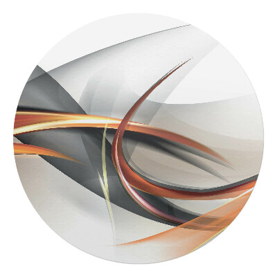 Podložka pod kolieskovú stoličku okrúhla Dynamické vlny