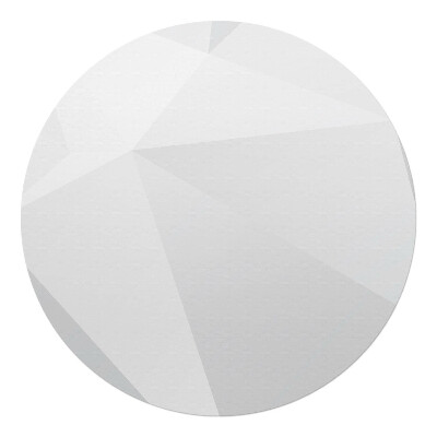 Podložka pod stoličku na kolieskach okrúhla Geometrický 3D vzor