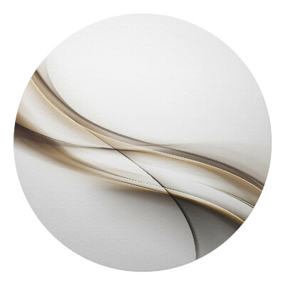 Podložka pod stoličku okrúhla Abstraktné vlny