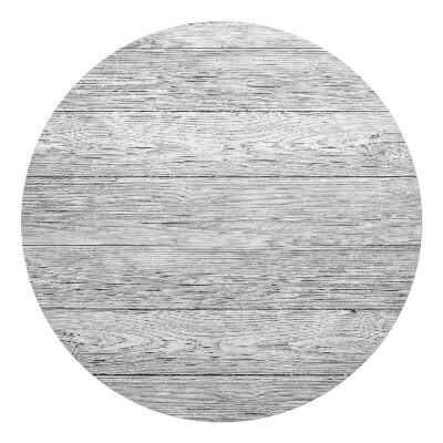 Podložka pod kolieskovú stoličku okrúhla Drevené dosky na pozadí