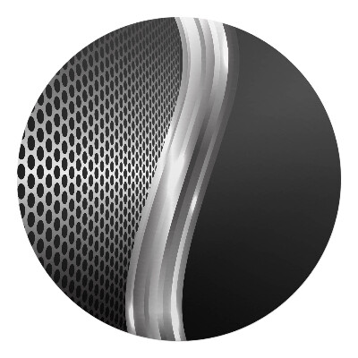 Podložka pod kolieskovú stoličku okrúhla 3D kovová sieťovina