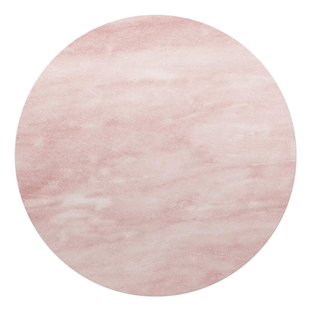 Podložka pod kolieskovú stoličku okrúhla Pastelový mramor