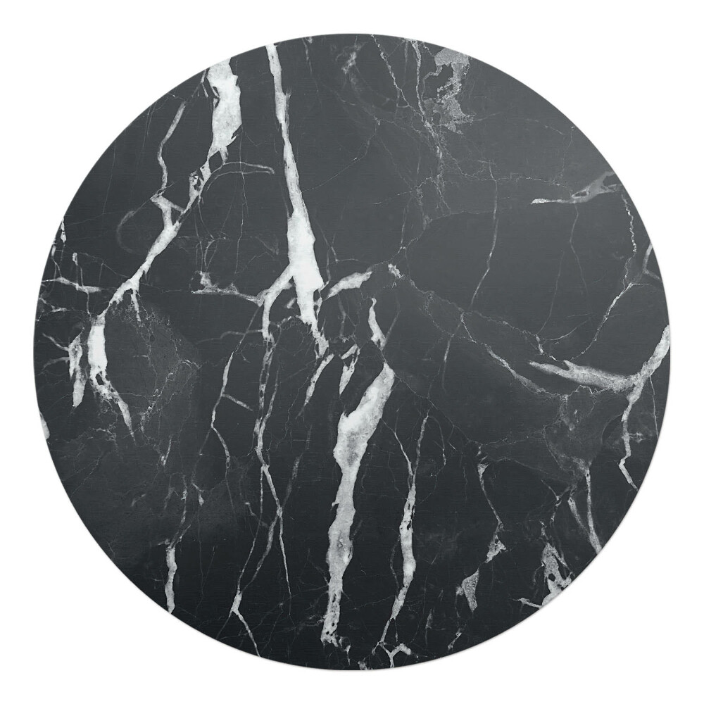 Podložka pod stoličku okrúhla Mramorové žily
