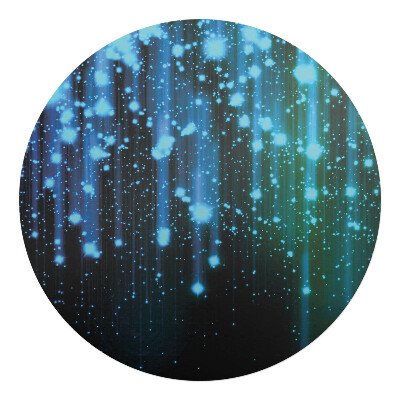 Podložka pod kolieskovú stoličku okrúhla Svetelná stuha